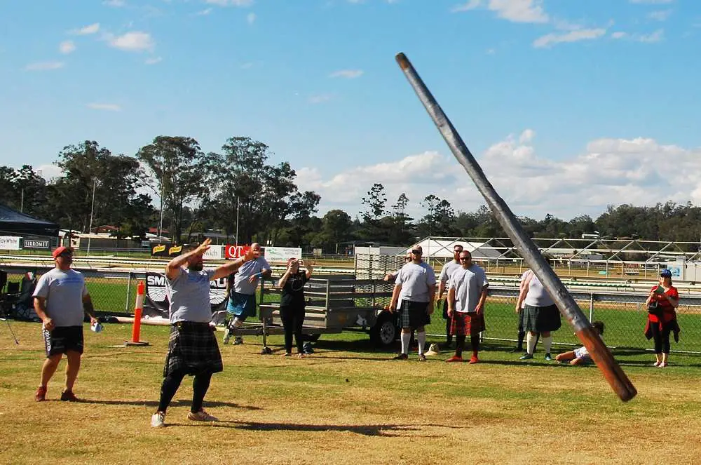 Caber Toss / Throw - Scottish Highland Games Event