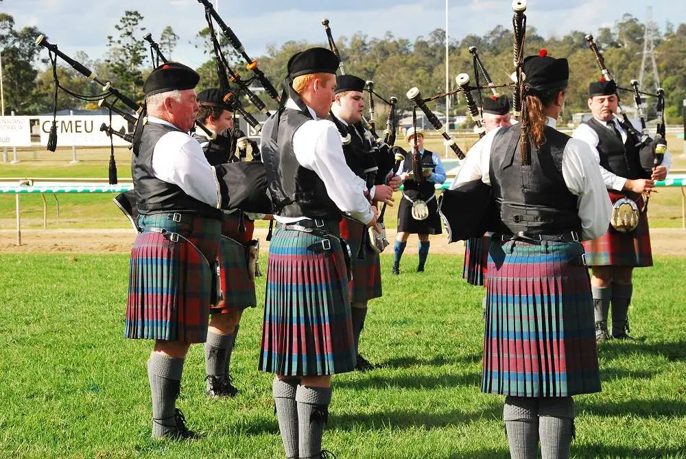 Scottish Bagpipe Band | Australia Travel Blog | The Gathering - A Crazy Scottish Culture Festival With Highland Games! | Australia Travel Blog | Author: Anthony Bianco - The Travel Tart Blog