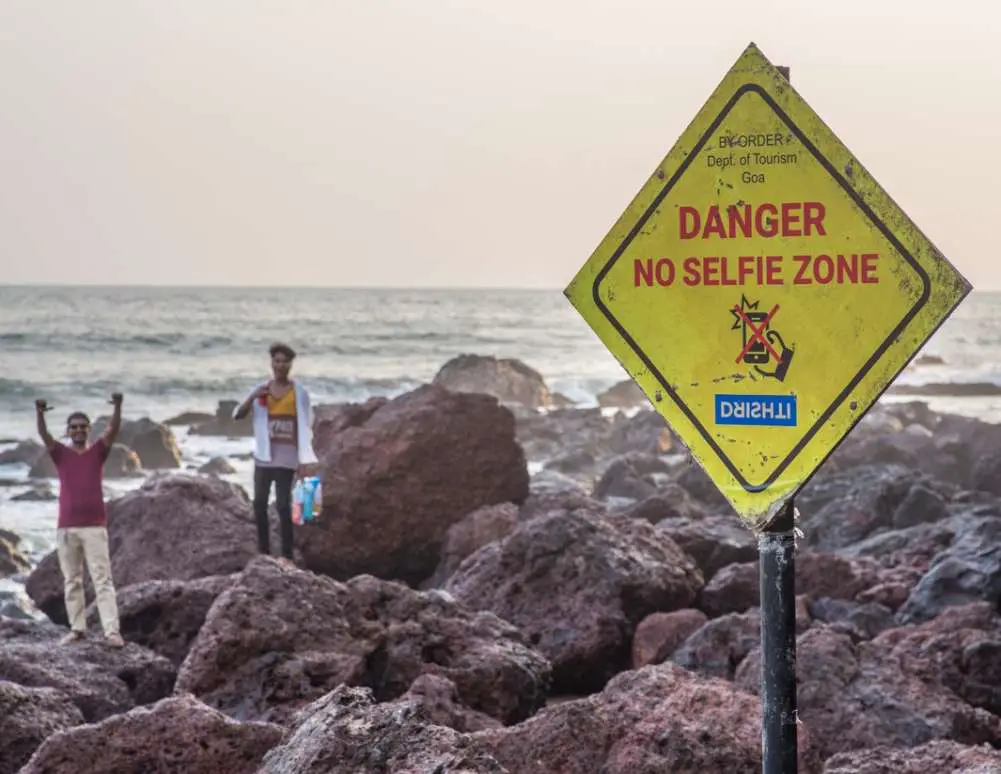 Danger No Selfie Zone Goa India