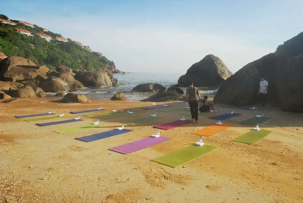 Yoga On The Beach
