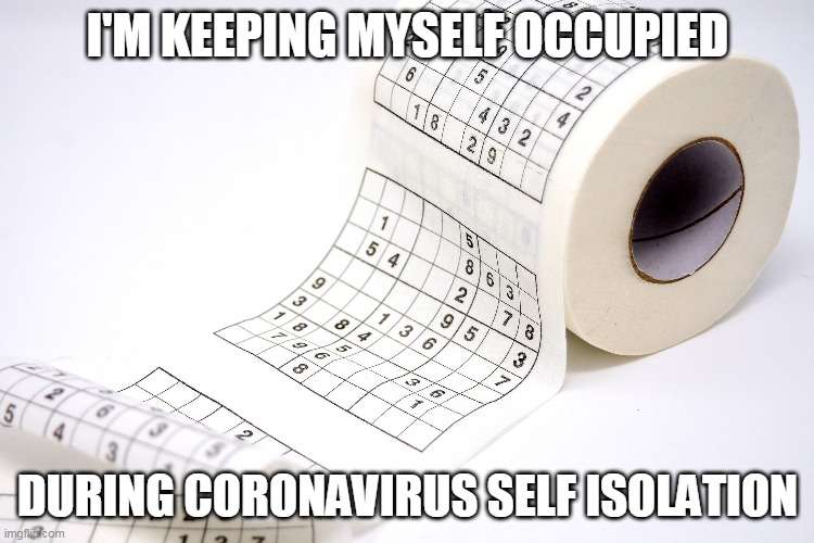 Self Isolation Coronavirus
