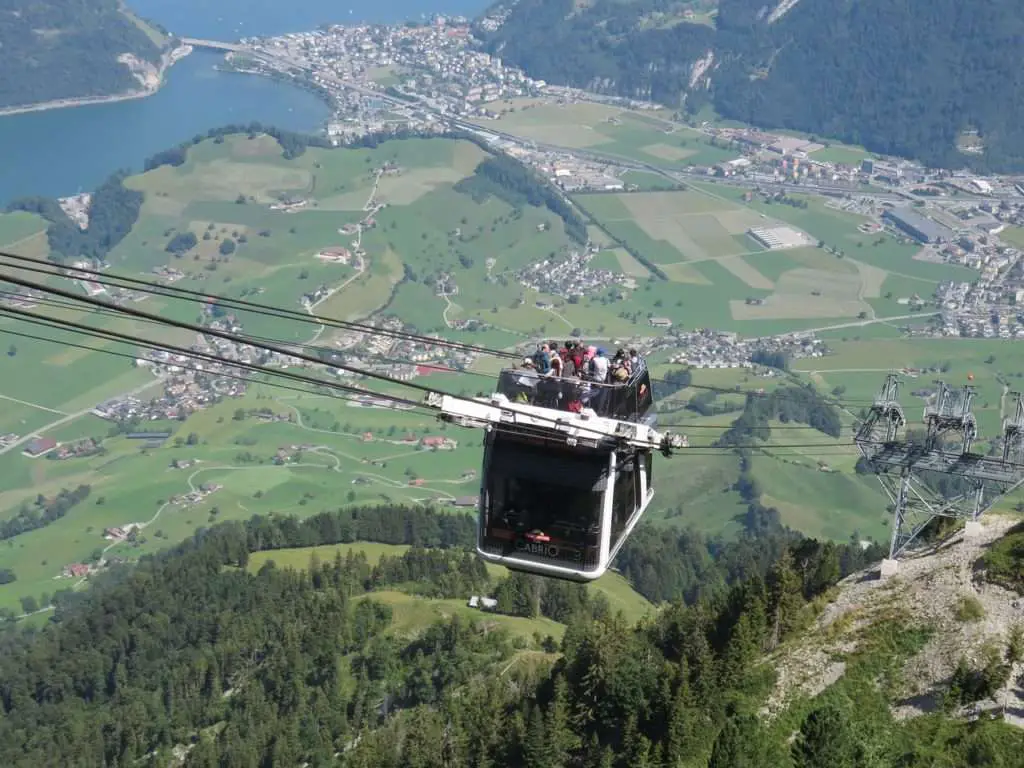 Mount Stanserhorn Cabrio Car