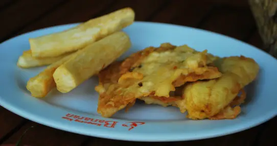 Deep Fried Cassava, Banana